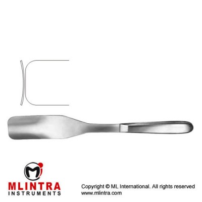 Hach Fasciotomy Spatula Stainless Steel, 30 cm - 11 3/4" Blade Size 52 mm